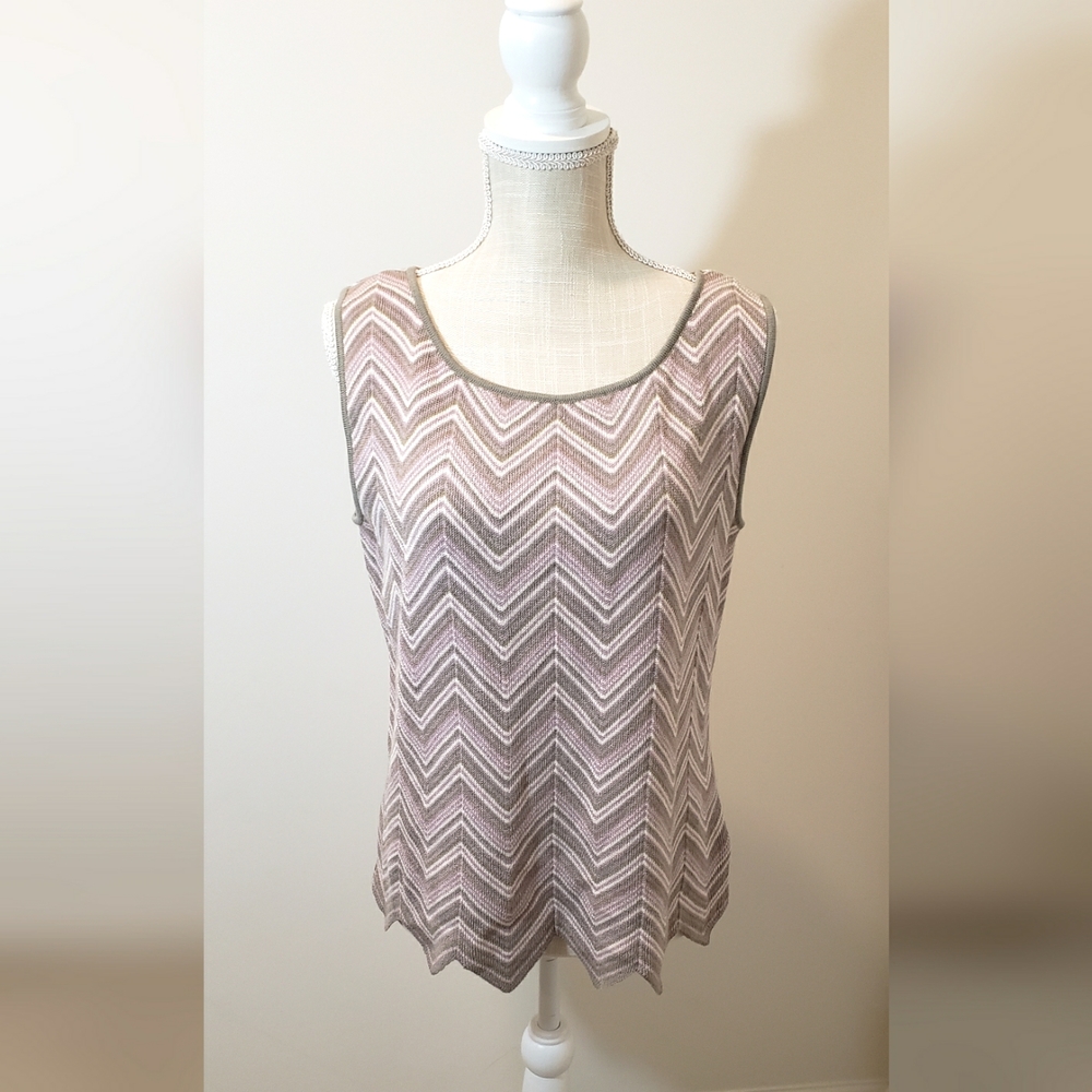 Evan Picone sweater tank size M